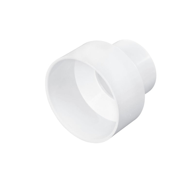 NDS 6P07 PVC S&D Increaser/Reducer Coupling, 4-Inch X 6-Inch, for Hub X Hub Solvent-Weld Connections, for use with 4-Inch & 6-Inch Sewer and Drain Pipe, White - Image 1
